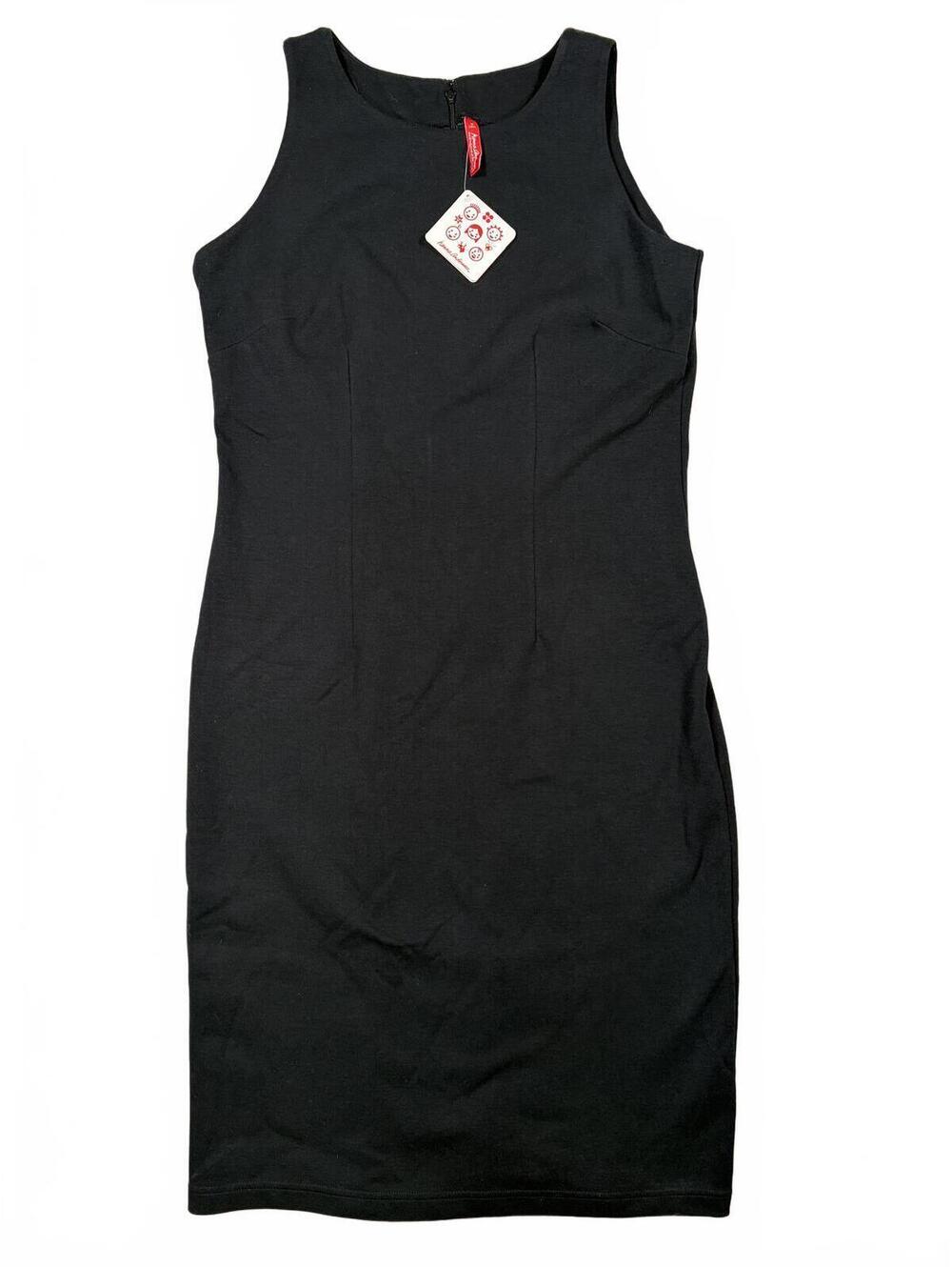Hanna Andersson Black Sleeveless Sheath Dress Classic LBD Size 12 Tall NWT